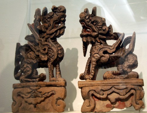 Nghe animal in ancient Vietnamese sculpture - ảnh 2
